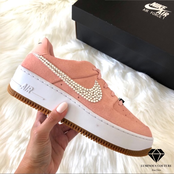 Swarovski Nike Air Force 1 Sage Low - Picture 2 of 9